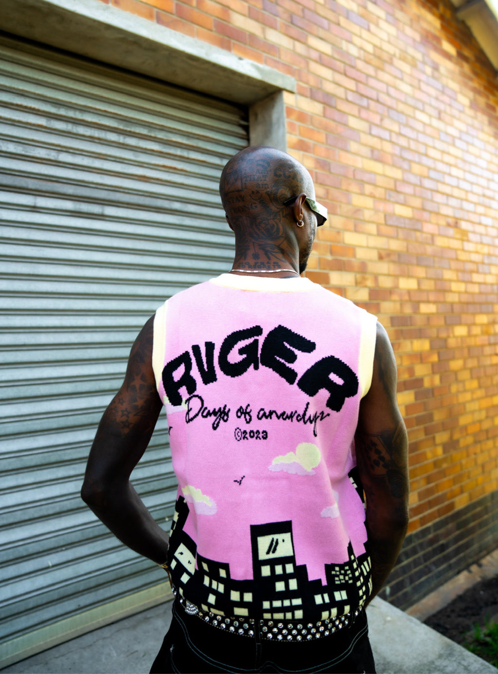 RVGER ‘Nude’ Knitvest