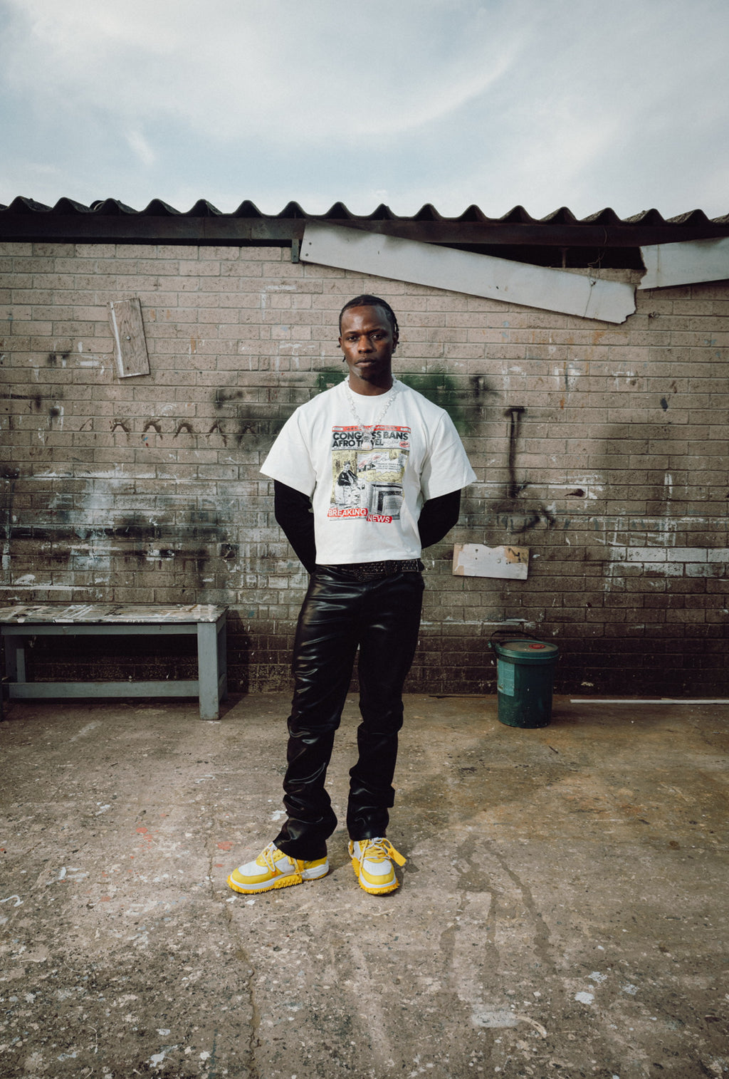 RVGER ‘They are all ragers’ double layer Tshirt